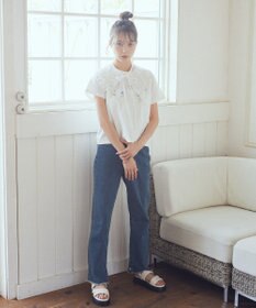 earth music&ecology ケミカルレース付け襟