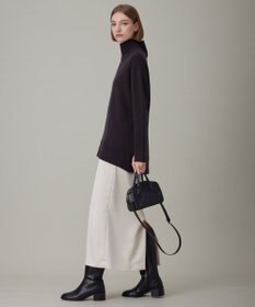 ICB 【新色追加・WEB限定カラーあり】 ソフトカシミヤミックス ハイネックニット