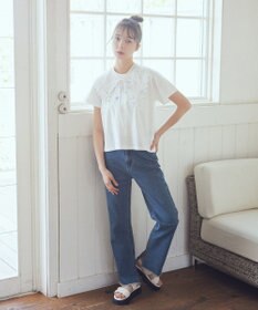 earth music&ecology ケミカルレース付け襟