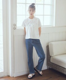 earth music&ecology ケミカルレース付け襟