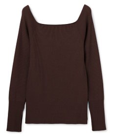 uncrave スムースタッチニット オフショルトップス