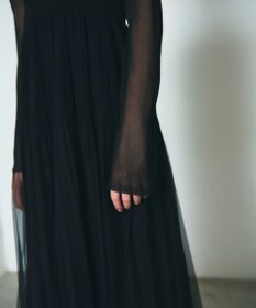 GRACE CONTINENTAL プリーツコンビベアワンピース