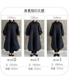 #Newans 【セレモニーにも】〈亀恭子さんコラボ〉キルティングロングコート