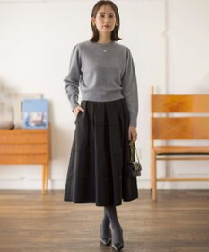 組曲 フリルタフタ フレアスカート