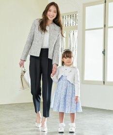 ANY L 【洗濯機可/ストレッチ/ウエストゴム/セットアップ可】イージーケアテーパードパンツ