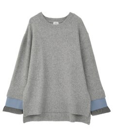 YECCA VECCA 袖レイヤードソフトニット