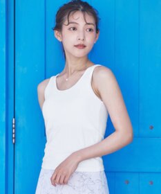 Tiaclasse 【洗える】カップ付きタンクトップ＆キャミソール