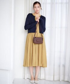 Tiaclasse 【洗える】長袖サマーニットカーディガン