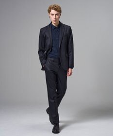 JOSEPH HOMME アブストラクトジャガードストレッチ　レギュラーカラーシャツ