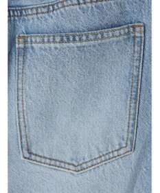 earth music&ecology ウ゛ィンテージ加工セルフカットワイドデニム