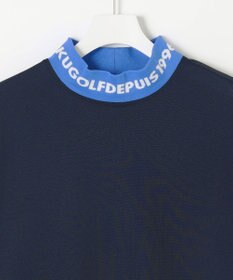 23区GOLF 【WEB限定】【MEN】【吸水速乾/UVケア】襟ロゴ モックネックシャツ