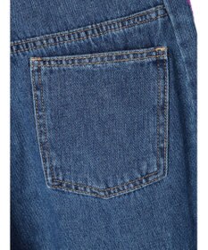 Green Parks ・Ｄｏｕｂｌｅ　Ｆｌａｇｓ　チョウチョ刺繍フレアデニム