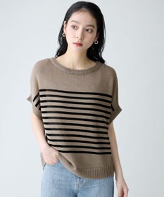 ANY ラミータッチオーバーニット