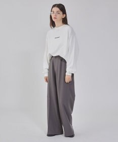 WEGO 【ユニセックス着用/UVカット/軽量/接触冷感//毛玉レス/しわになりにくい/ストレッチ/MLサイズ展開】AIRFUNCTIONシンプルロゴT（しわに