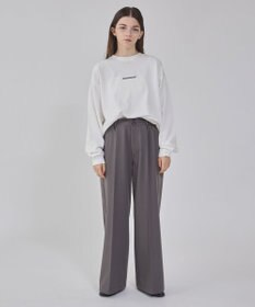 WEGO 【ユニセックス着用/UVカット/軽量/接触冷感//毛玉レス/しわになりにくい/ストレッチ/MLサイズ展開】AIRFUNCTIONシンプルロゴT（しわに