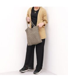 UNBILLION カシュカシュ cachecache / ラメ糸編みトートバッグ