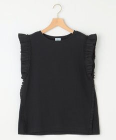 組曲 L Jazzy-Jersey フリル袖Ｔシャツ