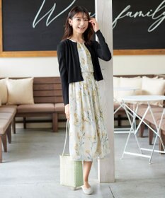 Tiaclasse 【洗える】長袖サマーニットカーディガン