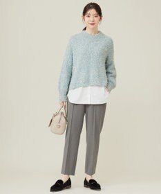 ANY SIS 【洗える】シャツコンビレイヤード カットソー