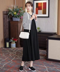 Tiaclasse L 【洗える】長袖サマーニットカーディガン