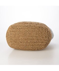 UNBILLION カシュカシュ cachecache / ラメ切替クロッシェトート カゴバッグ