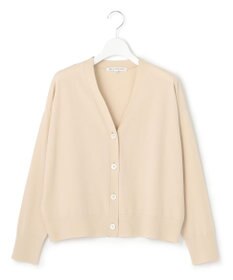 23区 【洗える】テンセルストレッチ Vネック ショート カーディガン