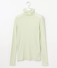 23区 【SLOW/一部店舗限定】新色追加！シアーリブロンTEE タートルネック カットソー