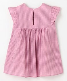 組曲 KIDS 【100㎝】ギンガムサッカー ワンピース