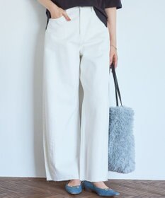 23区 【SLOW/一部店舗限定】LIGHT DENIM バレルワイド パンツ