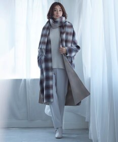 自由区 ウールカシミヤリバーシブル ストール