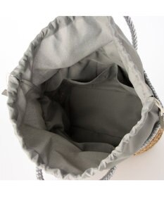 UNBILLION カシュカシュ cachecache / ラメ切替クロッシェトート カゴバッグ