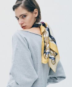 uncrave チェーン シルクスカーフ