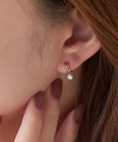 Phoebe 【K10】クロッシングパールピアス