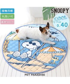 PET PARADISE スヌーピー クールマット 《ビーチ柄》 90cm