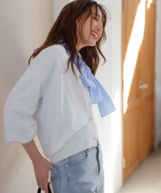 ANY SIS L 【洗える】コクーンシルエット カーディガン