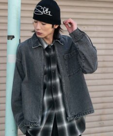 WEGO デニムシャツジャケット