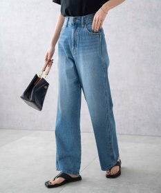 WEGO 【新色追加/美脚/XS～Lサイズ展開】ストレートデニムパンツ