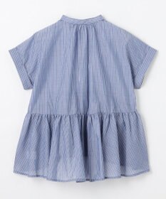 ANY L 半袖ティアードブラウス