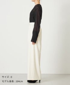 NAVE 【ReNAVE・洗える】4タックワイドパンツ