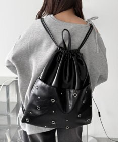 WEGO ハトメデザインナップサック