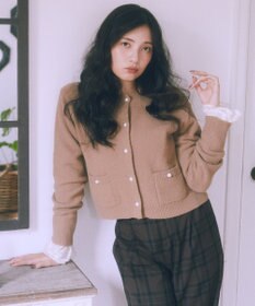 earth music&ecology 【吸湿発熱】あったかフェミニンインナー（袖レース）