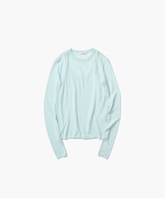 ATON TENCEL SILK CIRCULER RIB | クルー＆タンクレイヤード