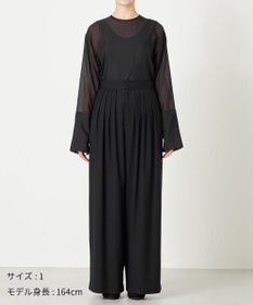 NAVE 【ReNAVE・洗える】4タックワイドパンツ