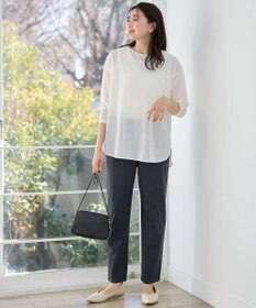 ANY シア―ラウンドネックTシャツ