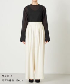 NAVE 【ReNAVE・洗える】4タックワイドパンツ