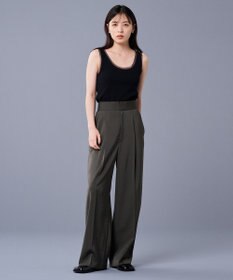 uncrave マット サテン ワイドパンツ（uncrave STANDARD）