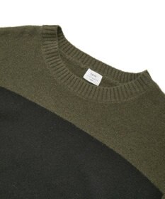 YECCA VECCA 袖レイヤードソフトニット