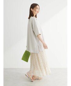 Green Parks シフォンプリーツスカート