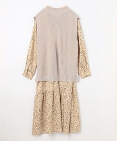 ANY 【セットアイテム】ニットベスト×ワンピース SET