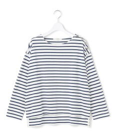 23区 S 【SLOW/一部店舗限定】ギザコットンボーダー ラウンドネックカットソー